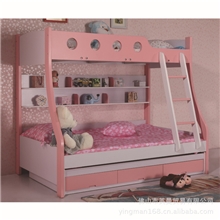 YM-AB02厂家直销环保型青少年儿童板式家具组合床套房家具