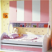 YM-AB03厂家直销环保型青少年儿童套房板式家具组合床套房家具