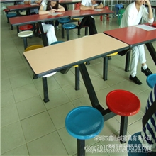 供应食堂餐桌椅4人位餐桌员工快餐桌