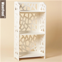 厂家直销3层宽40CM大清往事置物架收纳整理架书架宜家简约无漆