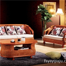北京藤家具客厅沙发欧式沙发手工编织中式古典风格厂家直销