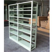 【广州厂家】单面图书架，图书馆单面书架