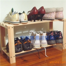 家易居实木鞋架简易鞋架杂物架置物架特价促销