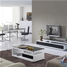 林语家居客厅茶几大理石茶几钢化玻璃茶几SCJ003
