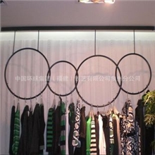 天天特价新款服装店装修铁艺吊环服装架衣服架子展示架批发