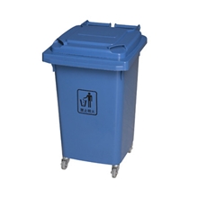 大量批发白云正品60L加强型垃圾桶果皮箱物业小区环卫垃圾桶