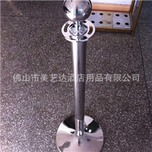 【厂家供应批发】LG-02精美不锈钢圆头机场栏杆座配耐用铁皮底