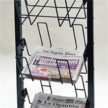 定制各种铁制报纸架、书刊架、书架、文件架、图书展示架