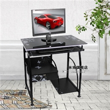 送工具台式电脑桌彩绘钢琴面电脑台时尚家用环保办公桌特价