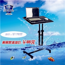 新款双升降360度旋转多功能懒人笔记本电脑桌散热置地移动床边桌