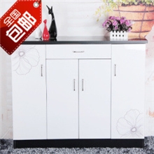 包邮宜家烤漆四门鞋柜超薄门厅柜鞋柜大容量玄关鞋柜鞋橱