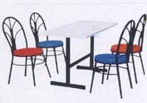 厂家生产为您上门设计的餐厅、酒店、厨房的玻璃钢餐桌餐椅