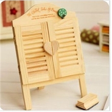 韩式开窗式黑板爱心百叶窗式迷尼黑板留言板原木黑板礼品