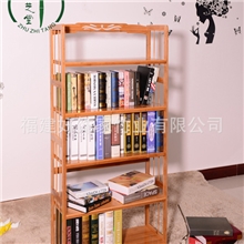 厂家热销楠竹新款书架五层加厚书架竹芝堂多功能书架5个起批