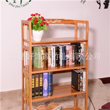 供应新款杂物架平面加厚结实竹制新款杂物架书刊架