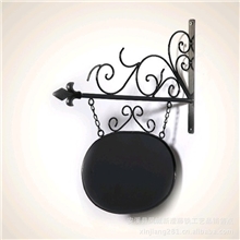 滢发欧式铁艺壁饰墙上装饰现货批发加工yf59花朵壁挂架