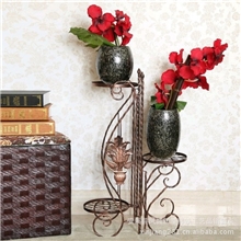 滢发铁艺花盆架阳台花架室内花架户外花架落地式铁艺花架