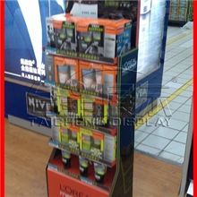 金属男士护肤品展示陈列架展示道具