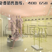 供应【黄色烤漆A柱正挂件】服装道具，服装展示柜