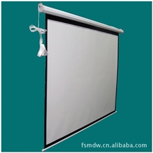 广东厂家生产100寸同步电动幕布低价格高清晰