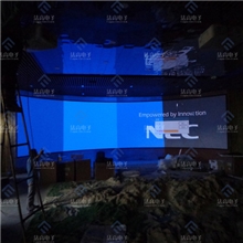 【性价比高】供应高品质弧形高档金属硬幕品质上乘优质放映屏幕