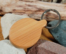 专业生产高品质环保天然木质钥匙扣