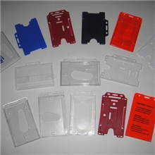 〖厂家直销〗证件PVC卡套丨ID注塑卡套丨磨砂卡套丨厂牌证件套