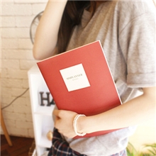 韩国纯色简约B4骑马钉月计划格子计划本日程本SIMPLANNER