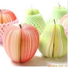 供应日式水果便签纸-红苹果创意便签纸