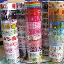 韩国文具筒装花胶带（每筒10小个装）