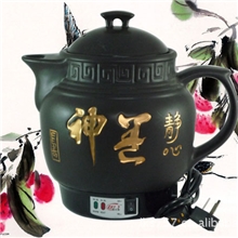雷克斯4L黑养神煎药壶中药壶电药壶熬药壶养生壶紫砂壶药壶