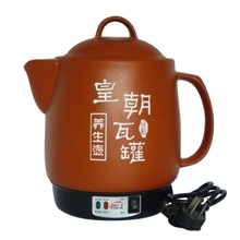 雷克斯4.0L皇朝瓦罐红砂蜂鸣养生壶熬药器保健壶紫砂壶煎药器