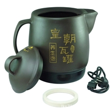 雷克斯4L皇朝瓦罐黑砂养生壶中药壶保健壶煎药罐电药壶