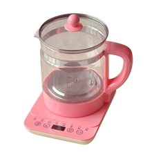 奇家全自动电加厚玻璃养生壶/分体煎药壶/保健壶/花茶壶/中药膳壶