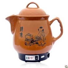 供应广兴6L全自动熬药煲电药锅煎药器养生药罐煲砂锅陶瓷