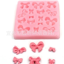 烘培DIY/全能烘焙多个蝴蝶结翻糖花模具巧克力模软陶手工皂模