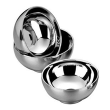 批发不锈钢碗儿童防烫碗焊边碗双层隔热碗厂家直销