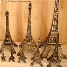 批发铁塔法国埃菲尔铁塔巴黎铁塔艾菲尔铁塔25CM金属工艺模型摆件