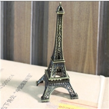 批发巴黎铁塔埃菲尔铁塔模型摆件道具装饰品金属工艺品15CM