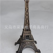 批发zakka杂货巴黎埃菲尔铁塔模型巴黎铁塔建筑家居摆件13CM