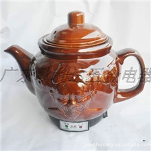 老人头陶瓷中药壶电药壶煎药壶保健壶耿和兴/宏艺/伟能