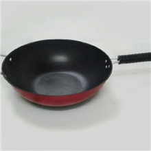 优质供应做工精细不粘炒锅铸铁无油烟炒锅复底高品质炒锅