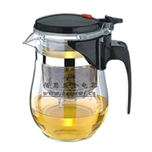 【自产自销】集香飘逸杯鼓形耐高温玻璃材质定制礼品茶具