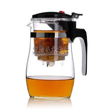 【自产自销】集香玻璃泡茶杯茶壶节庆礼品可定制印刷logo