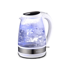 蒙达电水壶电热水壶玻璃水壶采用阳光温控防干烧2.2L