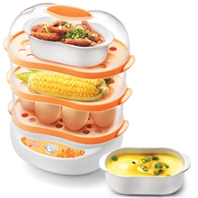 生活日记ZDQ-F10煮蛋器蒸蛋器三层情侣款批发加盟