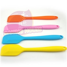 彩色质量超好的一体式硅胶刮刀颜色随机发烘焙工具[302042]