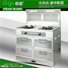 德国工艺Dige正品集成环保灶侧吸环保集成灶正品优美大方GZA-02