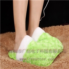 工厂直销出口日本USB发热拖鞋，家居保暖鞋