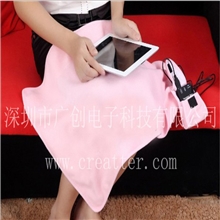 供应usb毛毯/usb电热小毯子/usb印花毛毯/usb盖膝毯